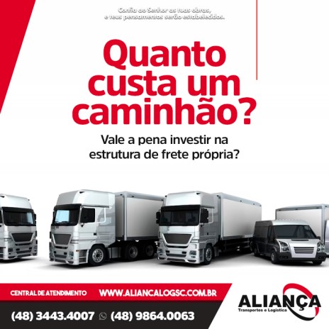 Quanto custa um caminhão? Vale a pena investir na estrutura de frete própria?