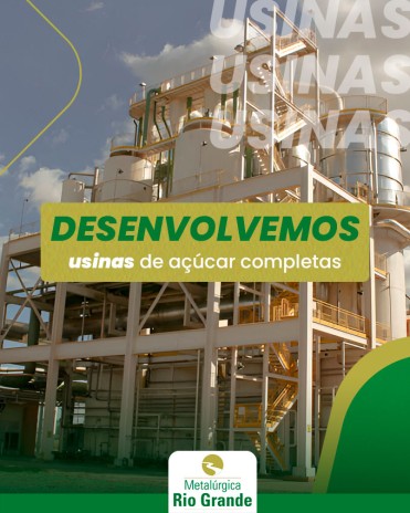 Desenvolvemos usinas de açúcar completas