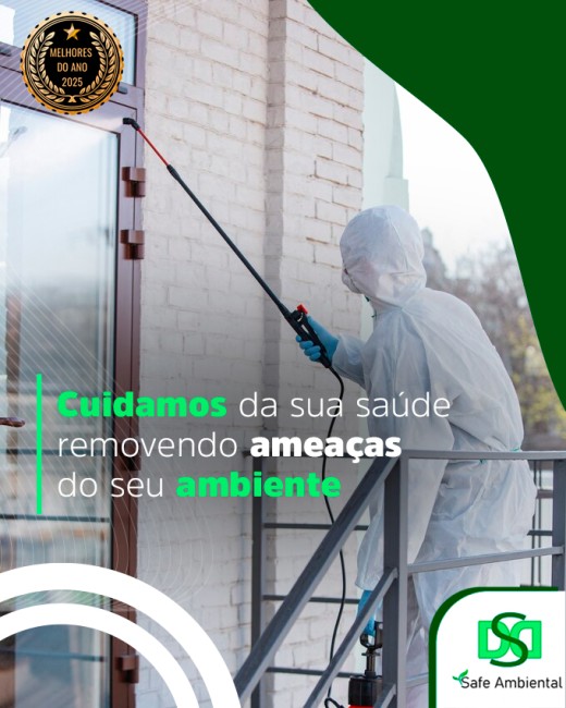 Cuidamos da sua saúde removendo ameaças do seu ambiente