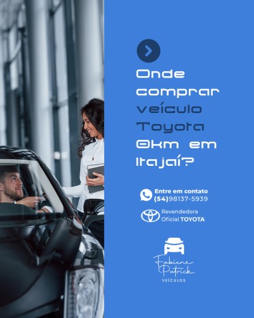 Onde comprar veículo Toyota 0km em Itajaí?