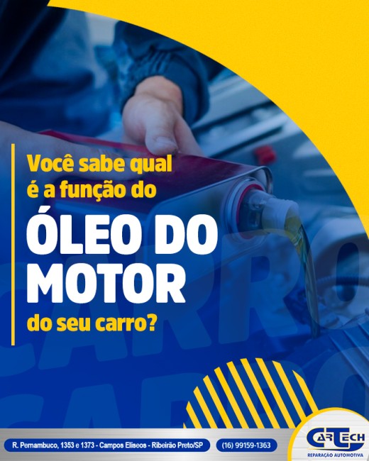 Você sabe qual é a função do óleo do motor do seu carro?