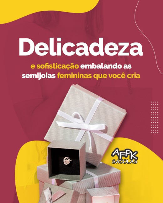 Delicadeza e sofisticação embalando as semijoias femininas que você cria