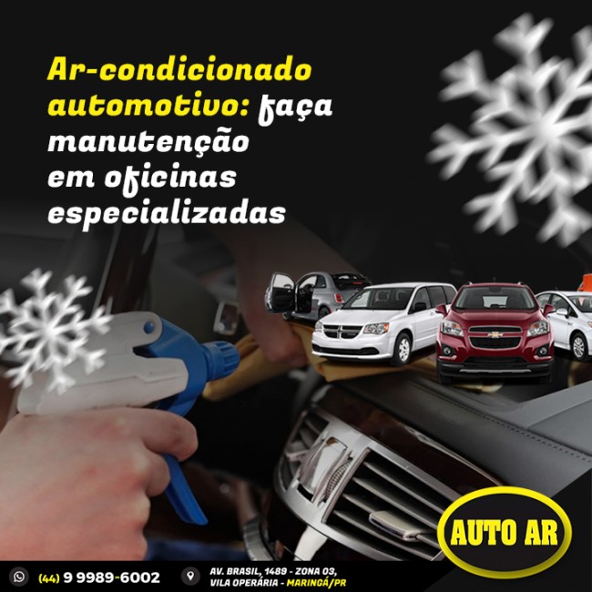 Ar-condicionado automotivo: faça manutenção em oficinas especializadas