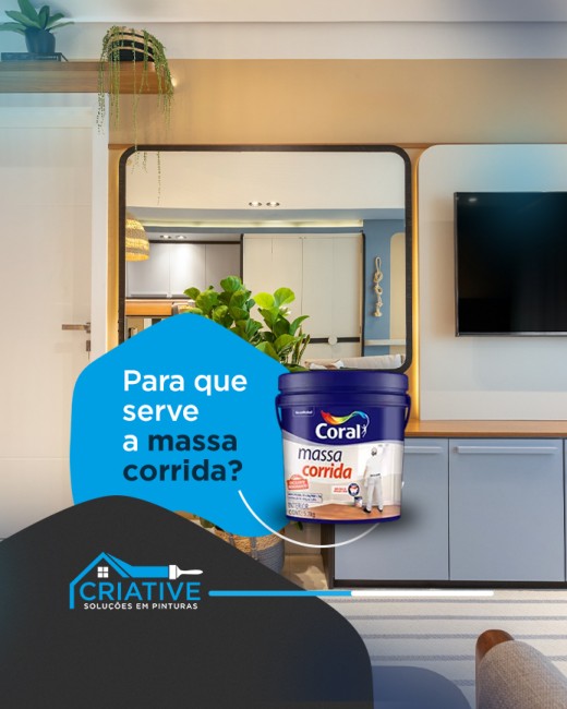 Para que serve a massa corrida?