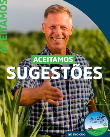 Aceitamos sugestões