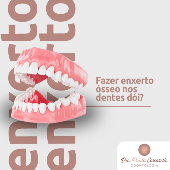 Fazer enxerto ósseo nos dentes dói?