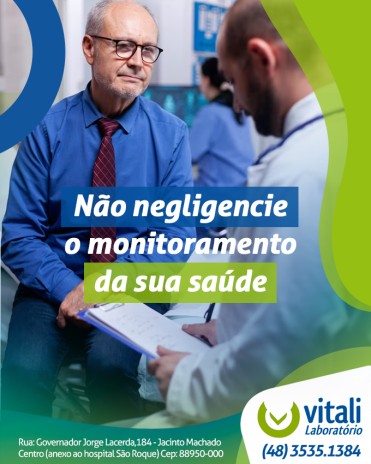 Não negligencie o monitoramento da sua saúde