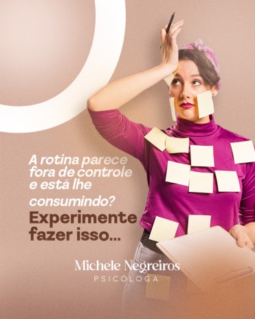 A rotina parece fora de controle e está lhe consumindo? Experimente fazer isso...