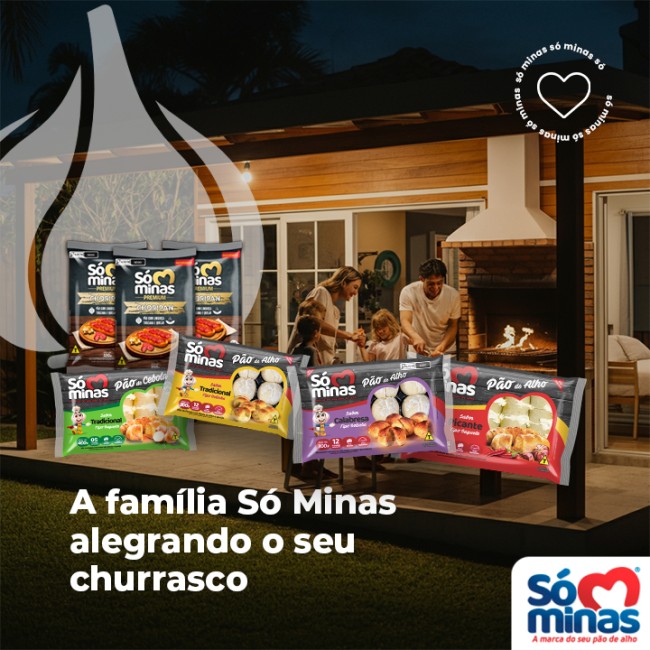 A família Só Minas alegrando o seu churrasco