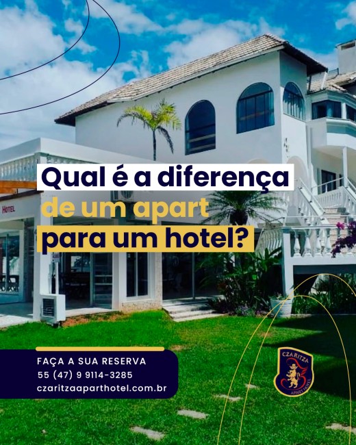 Qual é a diferença de um apart para um hotel?