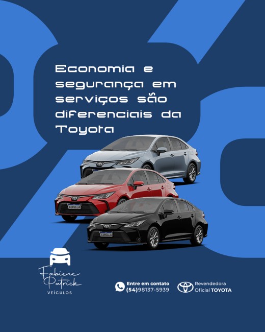 Economia e segurança em serviços são diferenciais da Toyota