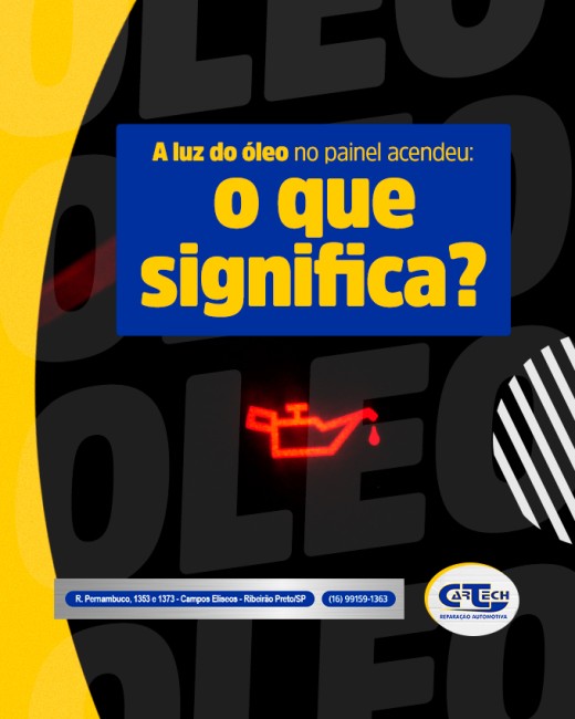 A luz do óleo no painel acendeu: o que significa?