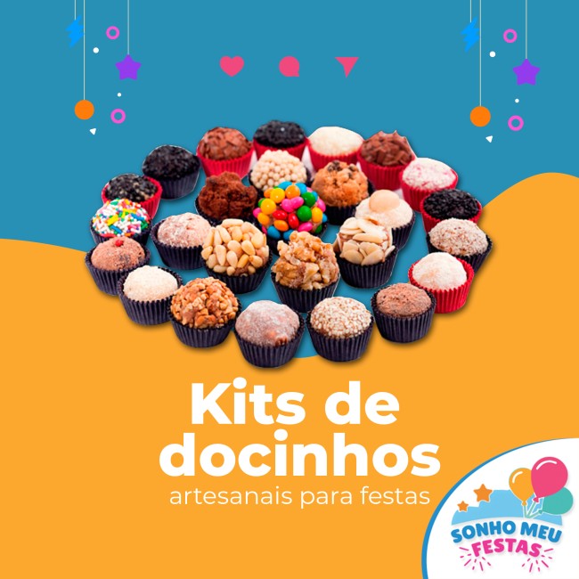 Kits de docinhos artesanais para festas