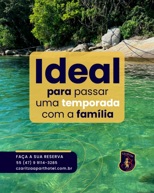 Ideal para passar uma temporada com a família