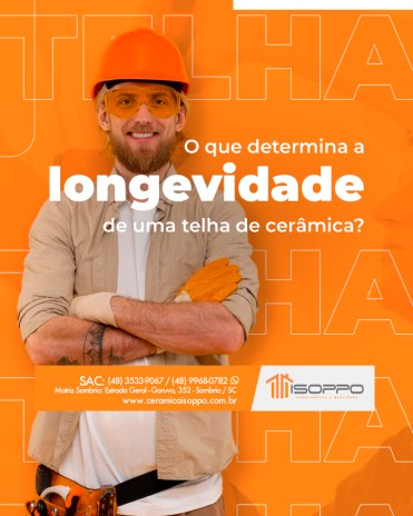 O que determina a longevidade de uma telha de cerâmica?