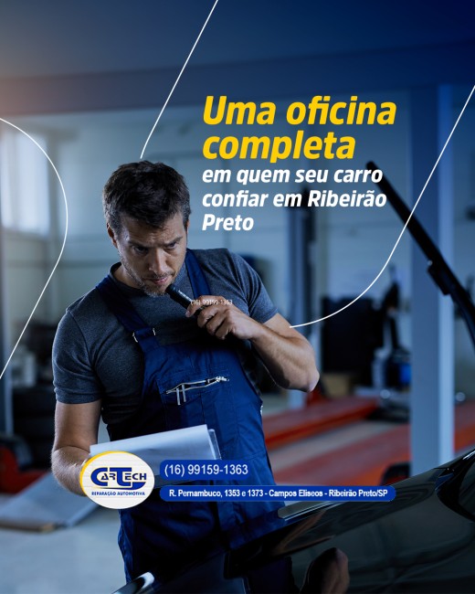 Uma oficina completa em quem seu carro pode confiar em Ribeirão Preto
