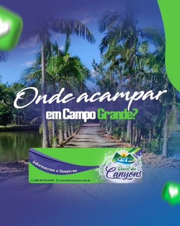 Onde acampar em Campo Grande?