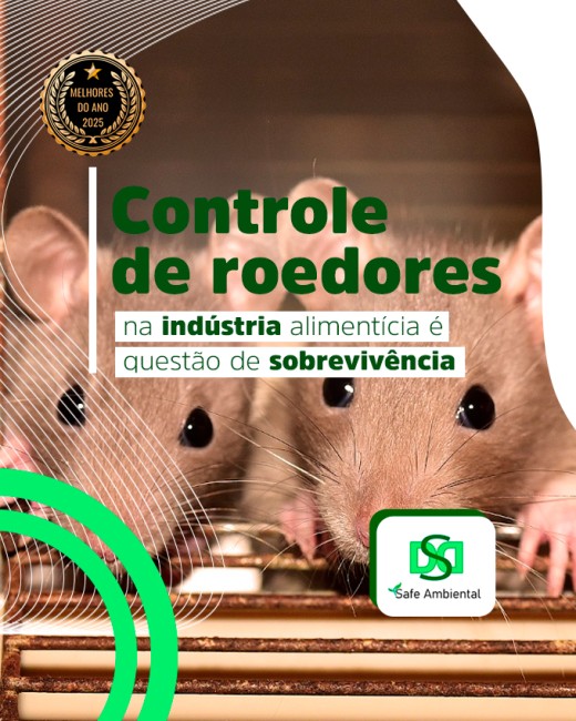 Controle de roedores na indústria alimentícia é questão de sobrevivência