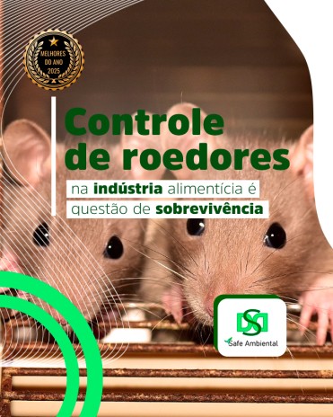 Controle de roedores na indústria alimentícia é questão de sobrevivência