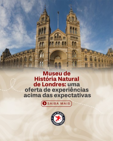 Museu de História Natural de Londres: uma oferta de experiências acima das expectativas
