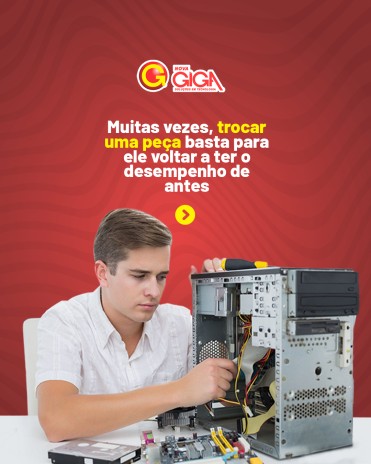 Muitas vezes, trocar uma peça basta para ele voltar a ter o desempenho de antes