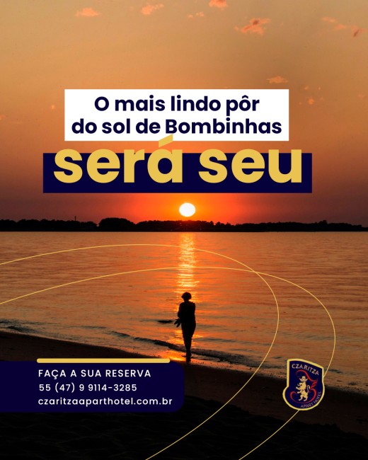 O mais lindo pôr do sol de Bombinhas será seu