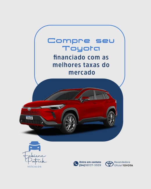 Compre seu Toyota financiado com as melhores taxas do mercado