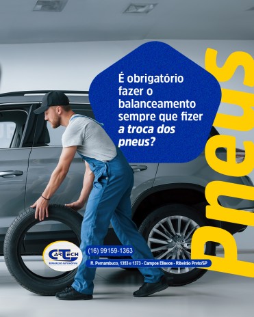 É obrigatório fazer o balanceamento sempre que fizer a troca dos pneus?