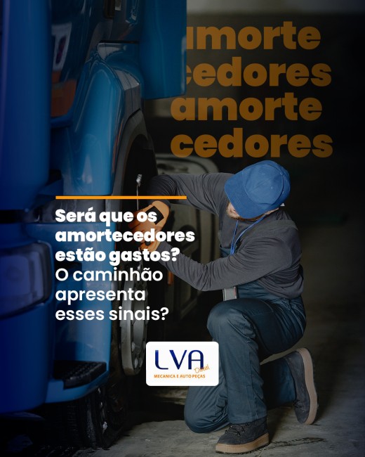 Será que os amortecedores estão gastos? O caminhão apresenta esses sinais?