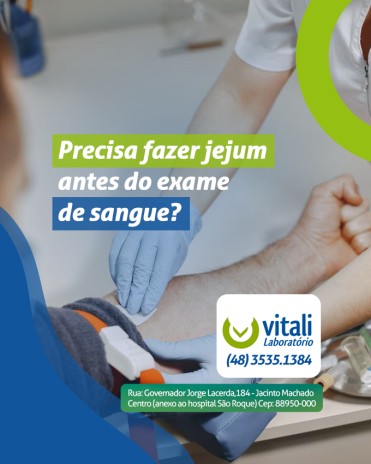 Precisa fazer jejum antes do exame de sangue?