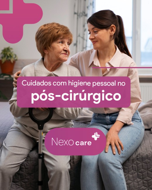 Cuidados com higiene pessoal no pós-cirúrgico