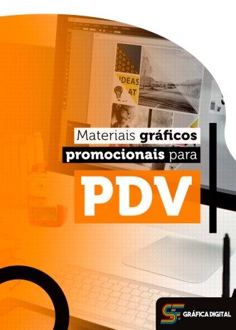 Materiais gráficos promocionais para PDV