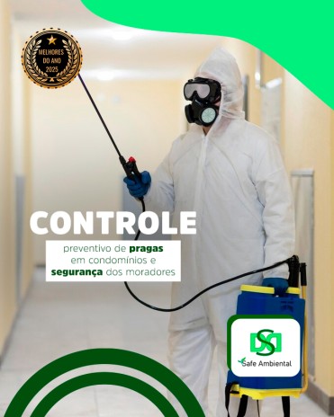 Controle preventivo de pragas em condomínios e segurança dos moradores