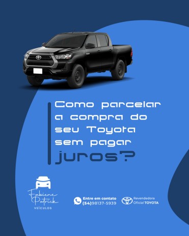 Como parcelar a compra do seu Toyota sem pagar juros?