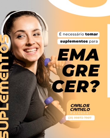 É necessário tomar suplementos para emagrecer?
