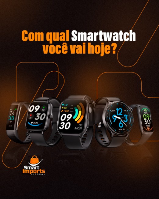 Com qual Smartwatch você vai hoje?