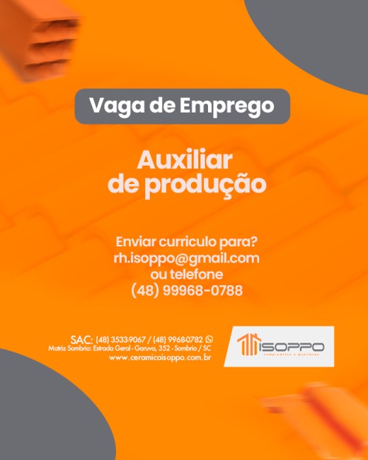 Auxiliar de Produçao