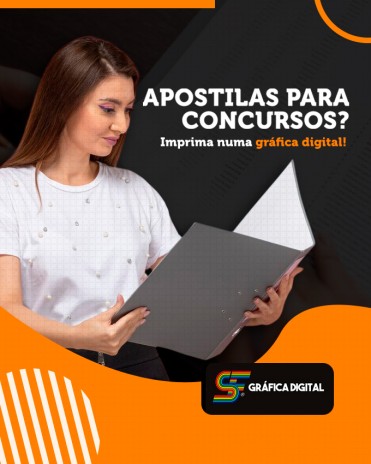 Apostilas para concursos? Imprima numa gráfica digital!