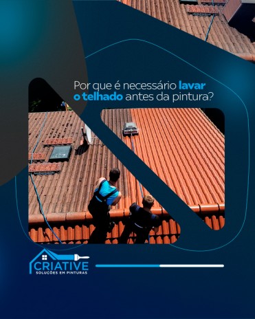 Por que é necessário lavar o telhado antes da pintura?