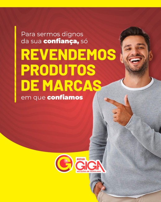 Para sermos dignos da sua confiança, só revendemos produtos de marcas em que confiamos