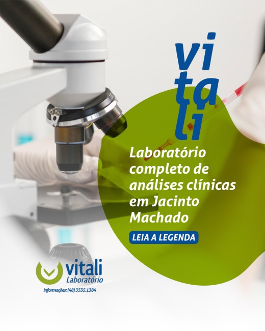 Laboratório completo de análises clínicas em Jacinto Machado