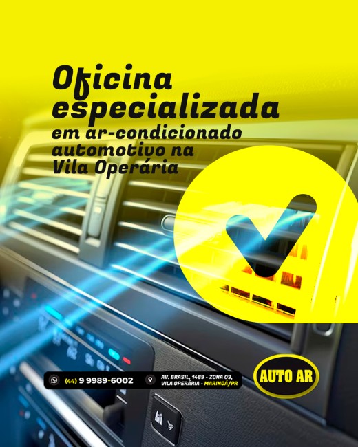 Oficina especializada em ar-condicionado automotivo na Vila Operária