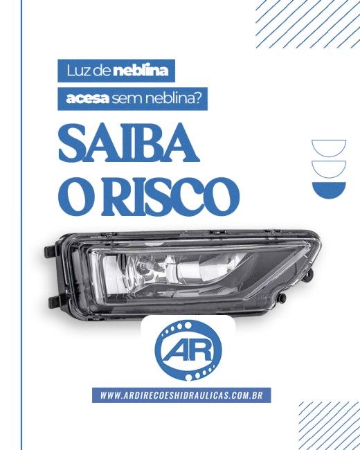 Luz de neblina acesa sem neblina? Saiba o risco