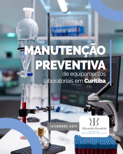 Manutenção preventiva de equipamentos laboratoriais em Curitiba