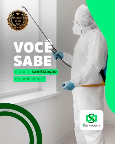 Você sabe o que é sanitização de ambientes?