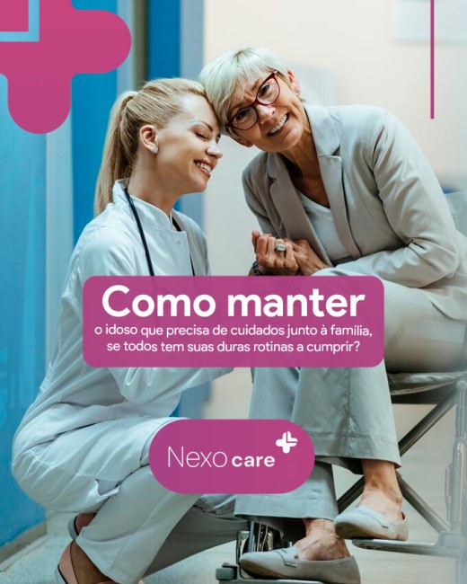 Como manter o idoso que precisa de cuidados junto à família, se todos tem suas duras rotinas a cumprir?