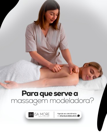 Para que serve a massagem modeladora?