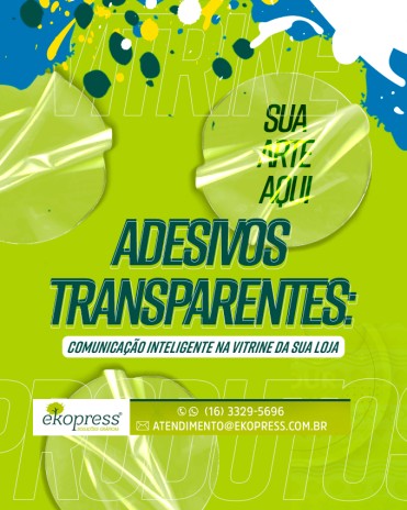 Adesivos transparentes: comunicação inteligente na vitrine da sua loja