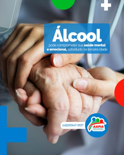 Álcool pode comprometer sua saúde mental e emocional, sobretudo na terceira idade
