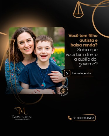 Você tem filho autista e baixa renda? Sabia que  você tem direito  a auxílio do  governo?